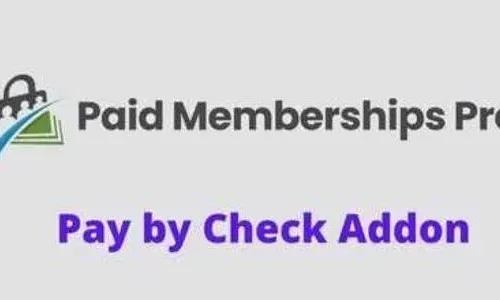 Pay by Check Addon 1.1.5 - Paid Memberships Pro