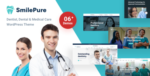 SmilePure 1.5.4 – Dental & Medical Care WordPress Theme
