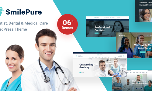 SmilePure 1.5.4 – Dental & Medical Care WordPress Theme