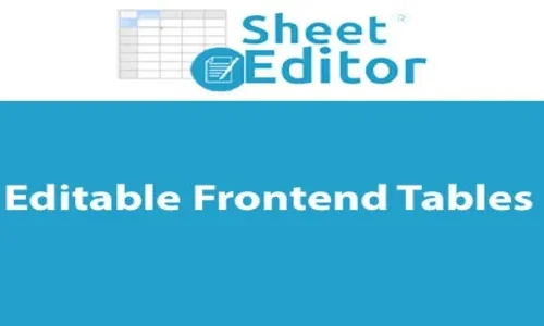 WP Sheet Editor Editable Frontend Tables Addon 2.4.31