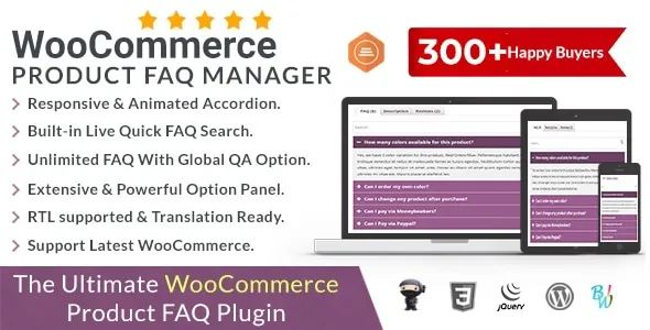 WooCommerce Product FAQ Manager best WooCommerce product FAQ manager download