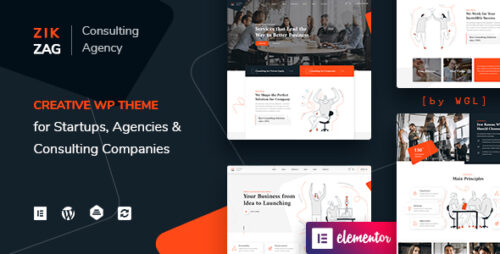 ZikZag 1.4.5 – Consulting & Agency WordPress Theme
