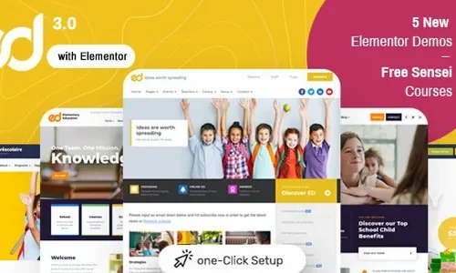 Ed School 3.20.1 – Education WordPress Theme