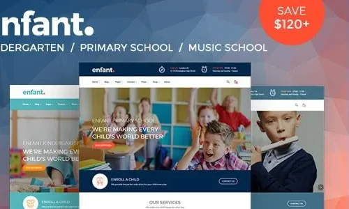 Enfant 1.3.4 – School and Kindergarten WordPress Theme