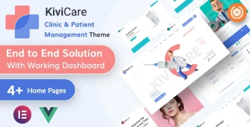 KiviCare 2.5.7 – Medical Clinic & Patient Management WordPress Theme