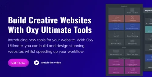 best Oxy Ultimate Tools addon for Oxygen Builder instant download