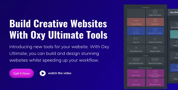 Oxy Ultimate Tools best Oxy Ultimate Tools addon for Oxygen Builder instant download