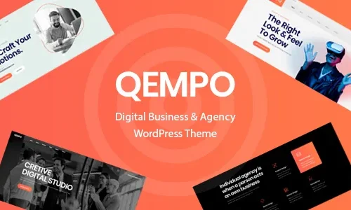 Qempo 1.4.1 – Digital Agency Services WordPress Theme