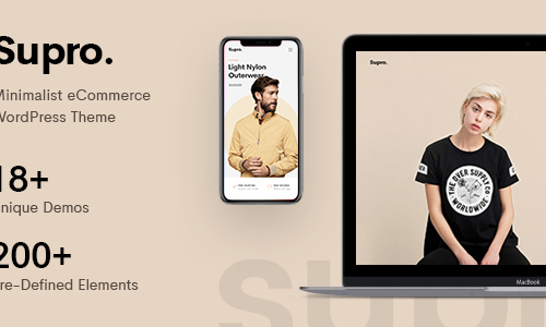 Supro 1.8.6 – Minimalist AJAX WooCommerce WordPress Theme