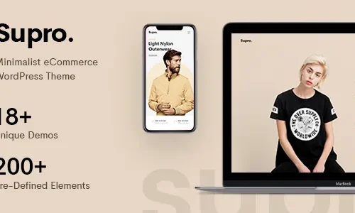 Supro 1.8.6 – Minimalist AJAX WooCommerce WordPress Theme