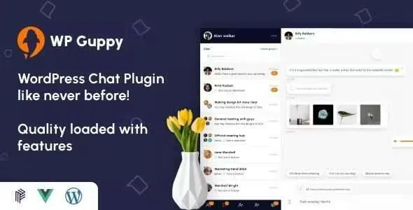 WP Guppy best WordPress live chat plugin instant download