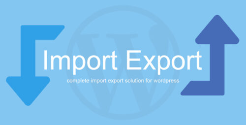 WP Import Export 4.0.15 - Manage WordPress Site Data Between Multiple Sites