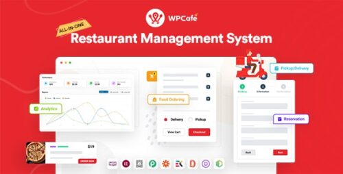 WPCafe 2.2.16 – Table Reservation, Food Menu & Online Food Ordering for WooCommerce