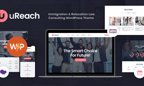 uReach 1.2.0 – Immigration & Relocation Law Consulting WordPress Theme