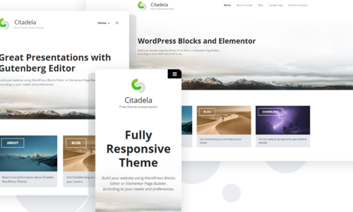 Citadela 5.11.0 – WordPress Blocks and Elementor Based Ultimate Theme