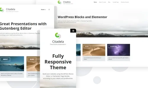 Citadela 5.11.0 – WordPress Blocks and Elementor Based Ultimate Theme