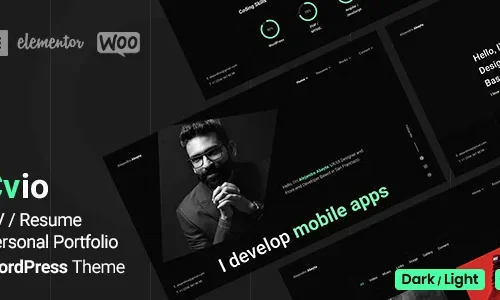 Cvio 3.3.5 - Personal Portfolio WordPress Theme