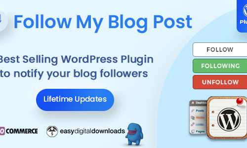 Follow My Blog Post 2.3.8 - WordPress / WooCommerce Plugin