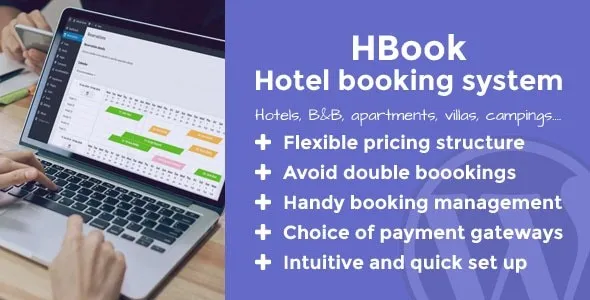 HBook Plugin best HBook hotel booking WordPress plugin instant download