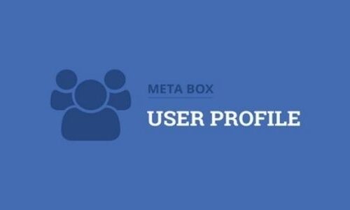 Meta Box User Profile Addon 2.5.4