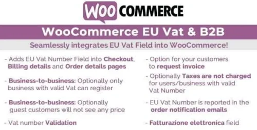 best WooCommerce EU VAT B2B plugin instant download