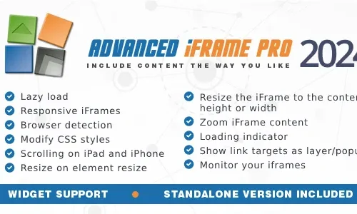 Advanced iFrame Pro 2025.2