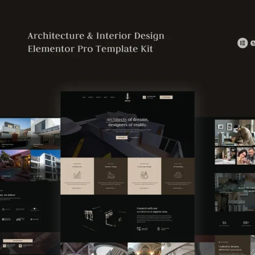 Archix - Architecture & Interior Design Elementor Pro Template Kit