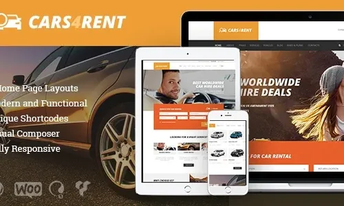 Cars4Rent 1.4.0 – Auto Rental & Taxi Service WordPress Theme
