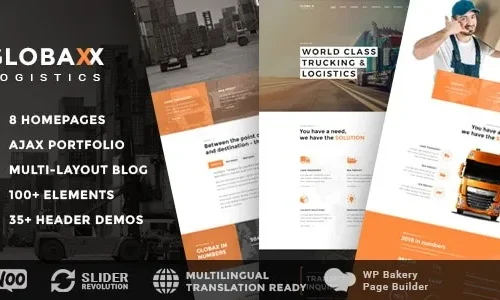 Globax 4.1 – Logistics WordPress/Woocommerce Theme