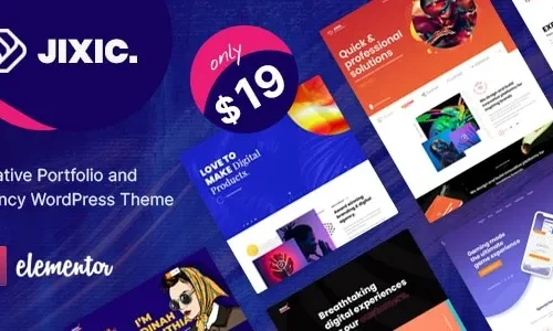 Jixic 1.7 – Creative Portfolio & Agency WordPress Theme