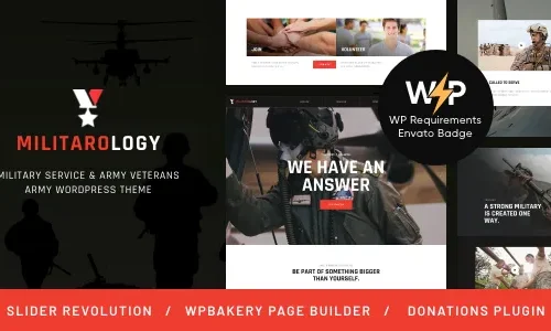 Militarology 1.0.12 – Military Service & Army Veterans WordPress Theme