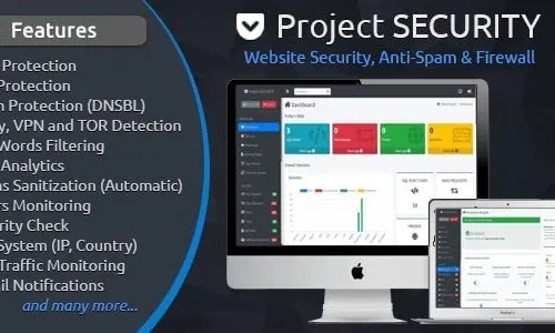 Project SECURITY 5.0.4 – Website Security, Antivirus & Firewall