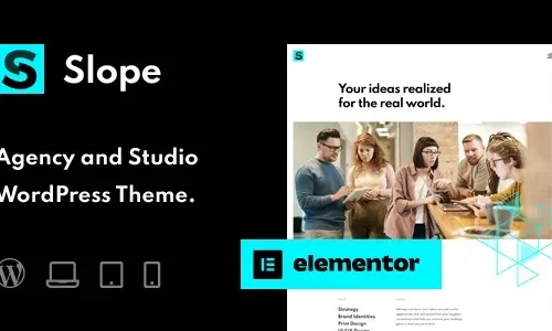 Slope 1.0.9 – Agency & Studio WordPress Theme