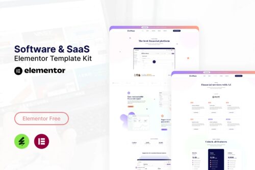 Softapp - Software & SaaS Elementor Template Kit