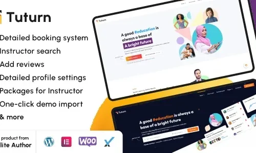 Tuturn 2.9 – Online Tutors MarketPlace WordPress Theme