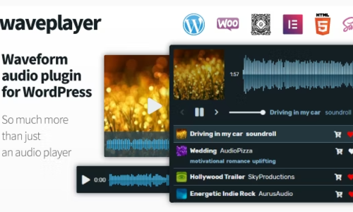 WavePlayer 3.6.4 – Waveform Audio Player for WordPress and WooCommerce