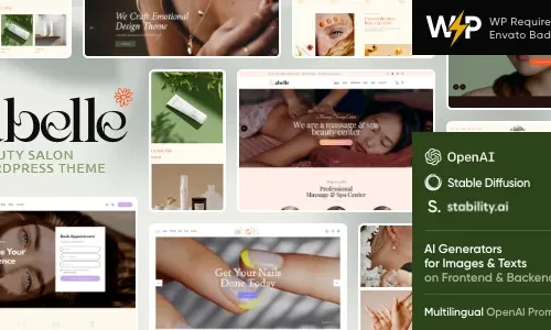 Abelle 1.10 – Beauty Salon Elementor WordPress Theme