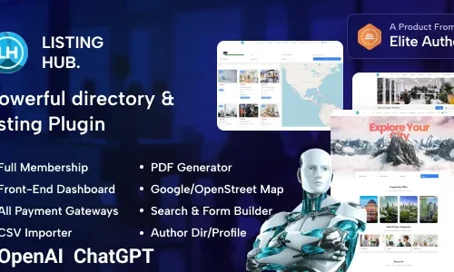 ListingHub 1.1.4 – WordPress Business Directory Listing Plugin