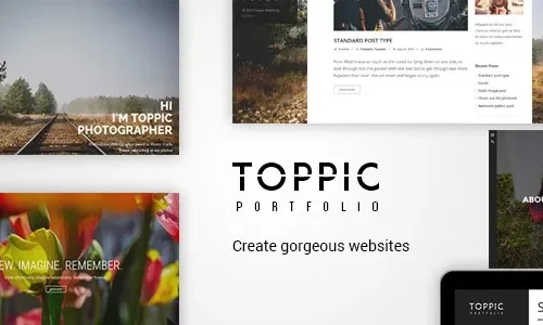 TopPic 4.3.2 – Portfolio Photography Theme