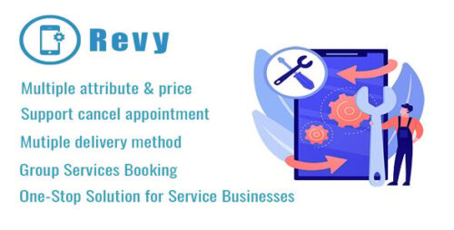 Revy 2.1 - WordPress booking system for repair service industries