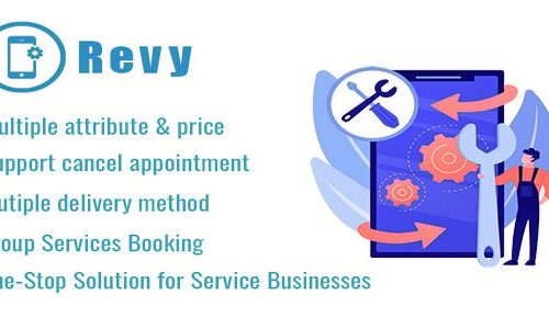 Revy 2.1 - WordPress booking system for repair service industries