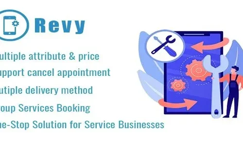 Revy 2.5 - WordPress booking system for repair service industries