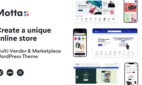 Motta 1.4.8 – Multi-Vendor and Marketplace WordPress Theme