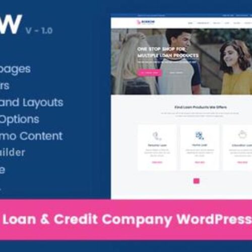 Borrow 1.6.9 - Loan Company Responsive WordPress Theme