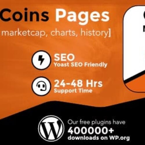 Coins MarketCap 5.5.9 - WordPress Cryptocurrency Plugin