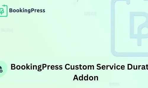 BookingPress Custom Service Duration Addon 2.9