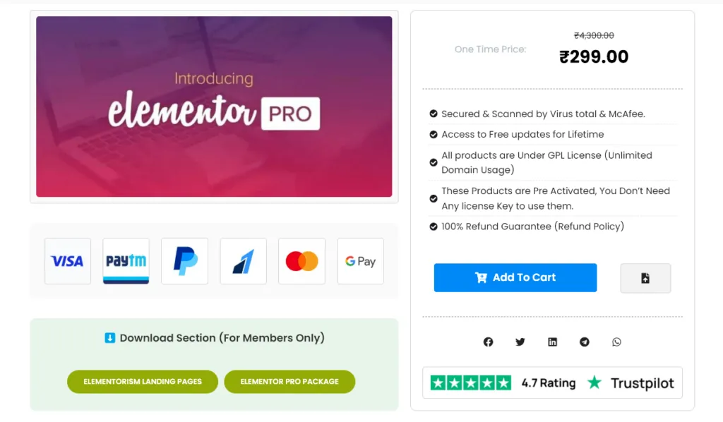 PT Products Download