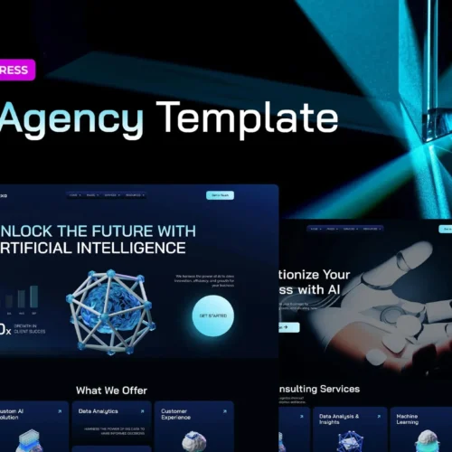 AiNexa – AI Agency Elementor Pro Template Kit