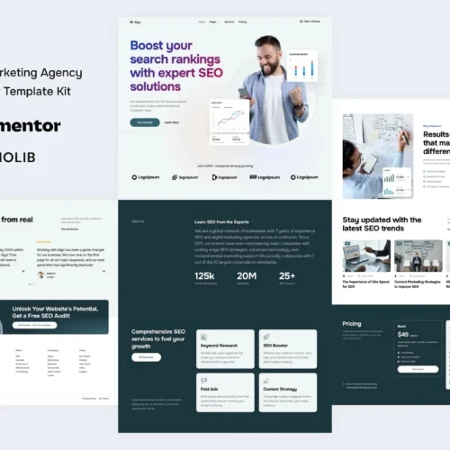 Algo - SEO & Marketing Agency Elementor Template Kit