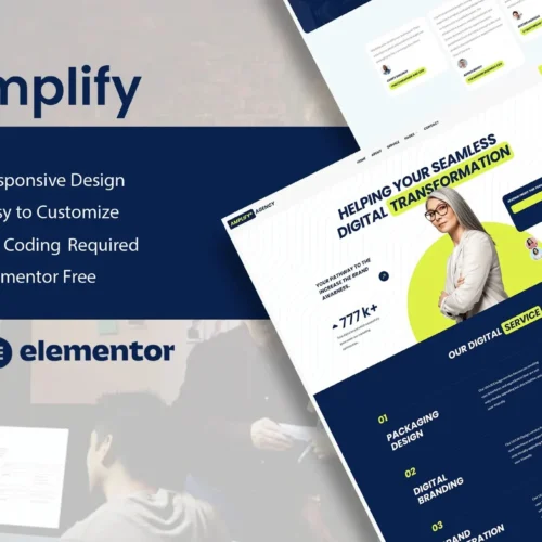 Amplify - Digital Marketing Agency Elementor Template Kit